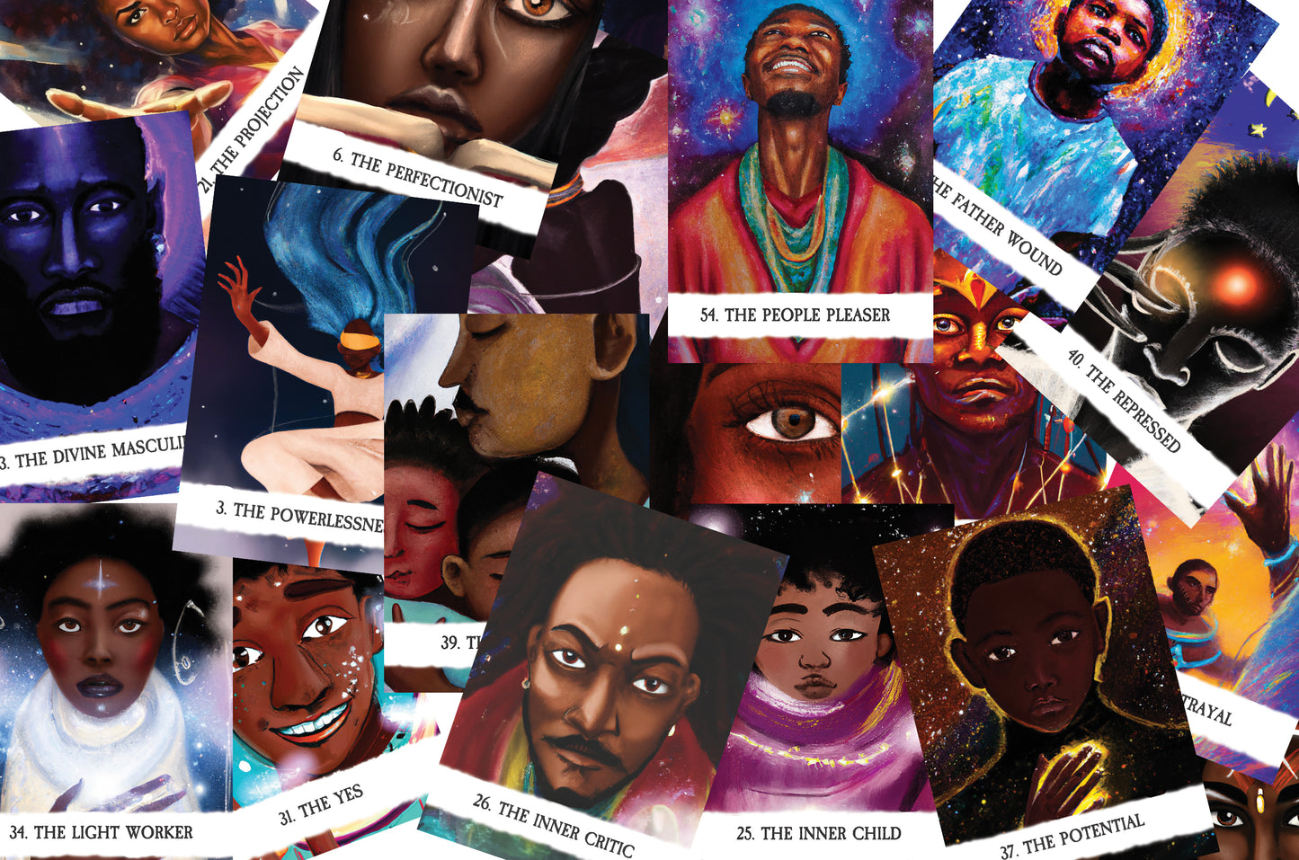 Mahogany Tarot Healing Pathways Oracle - Limited Edition Size 3.5" x 5"