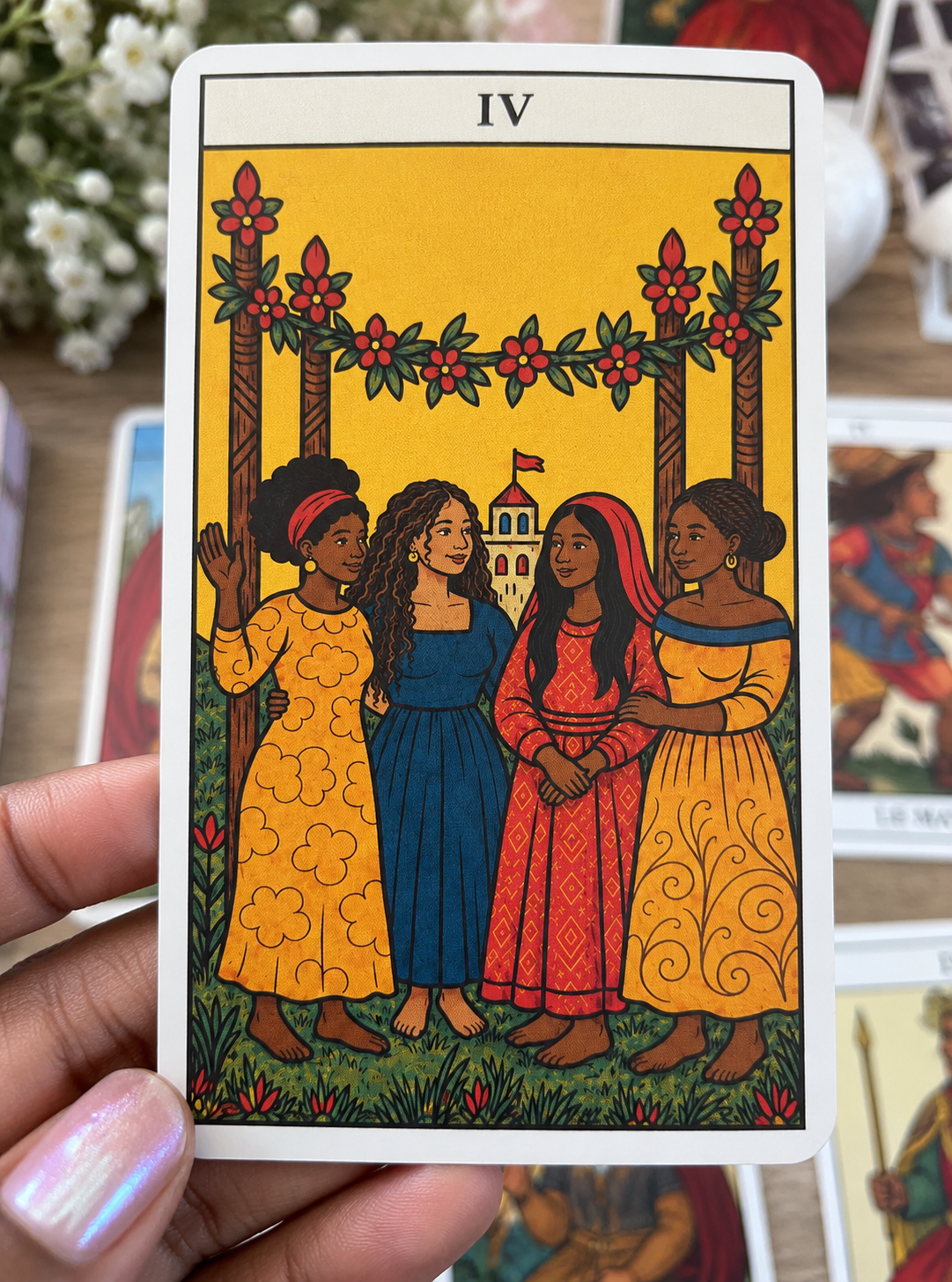 PREORDER – Black Mahogany Tarot de Marseille | Black Tarot Deck