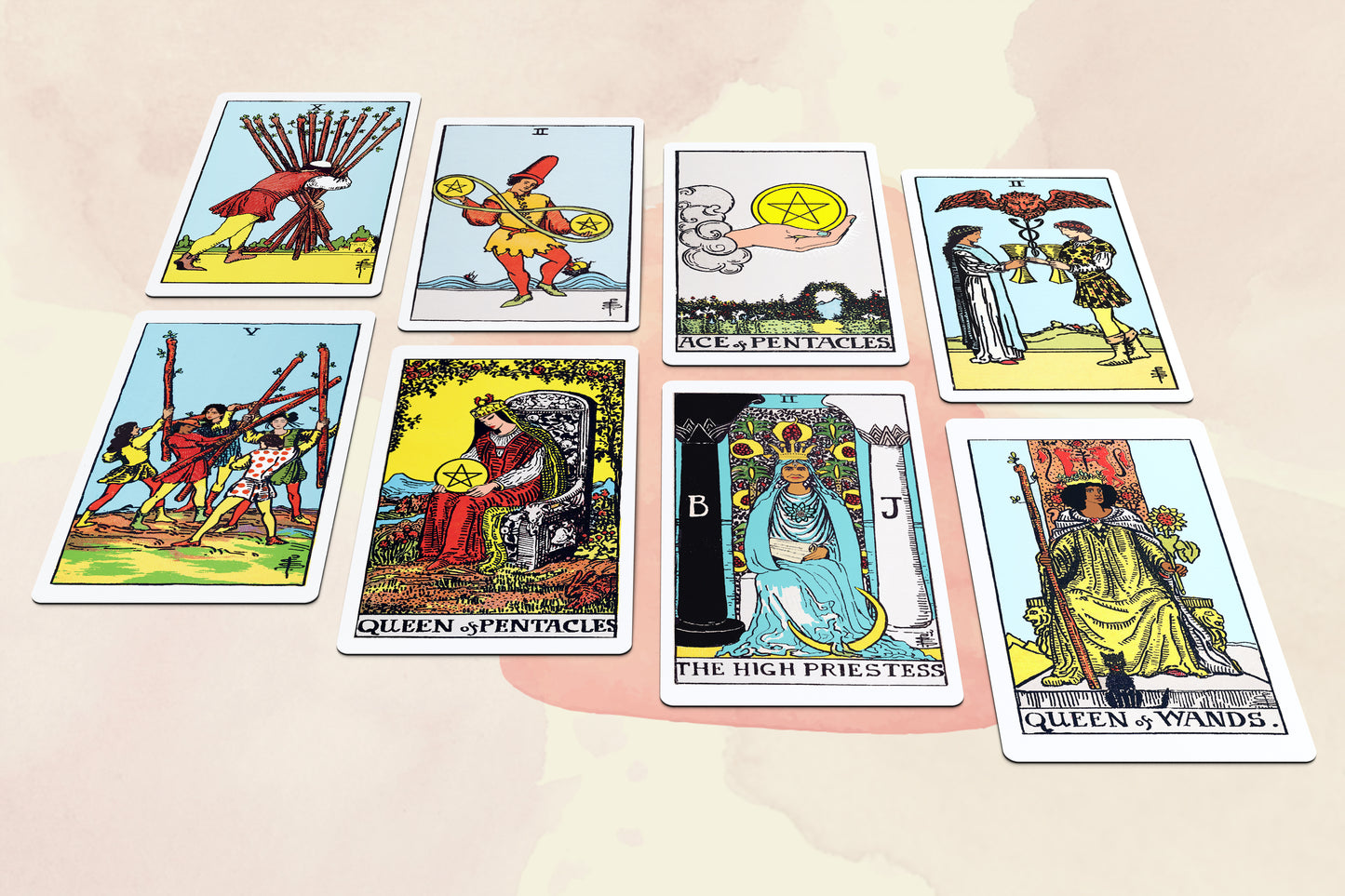 Mahogany Tarot WORLD Deck Size 2.75”x4.75”