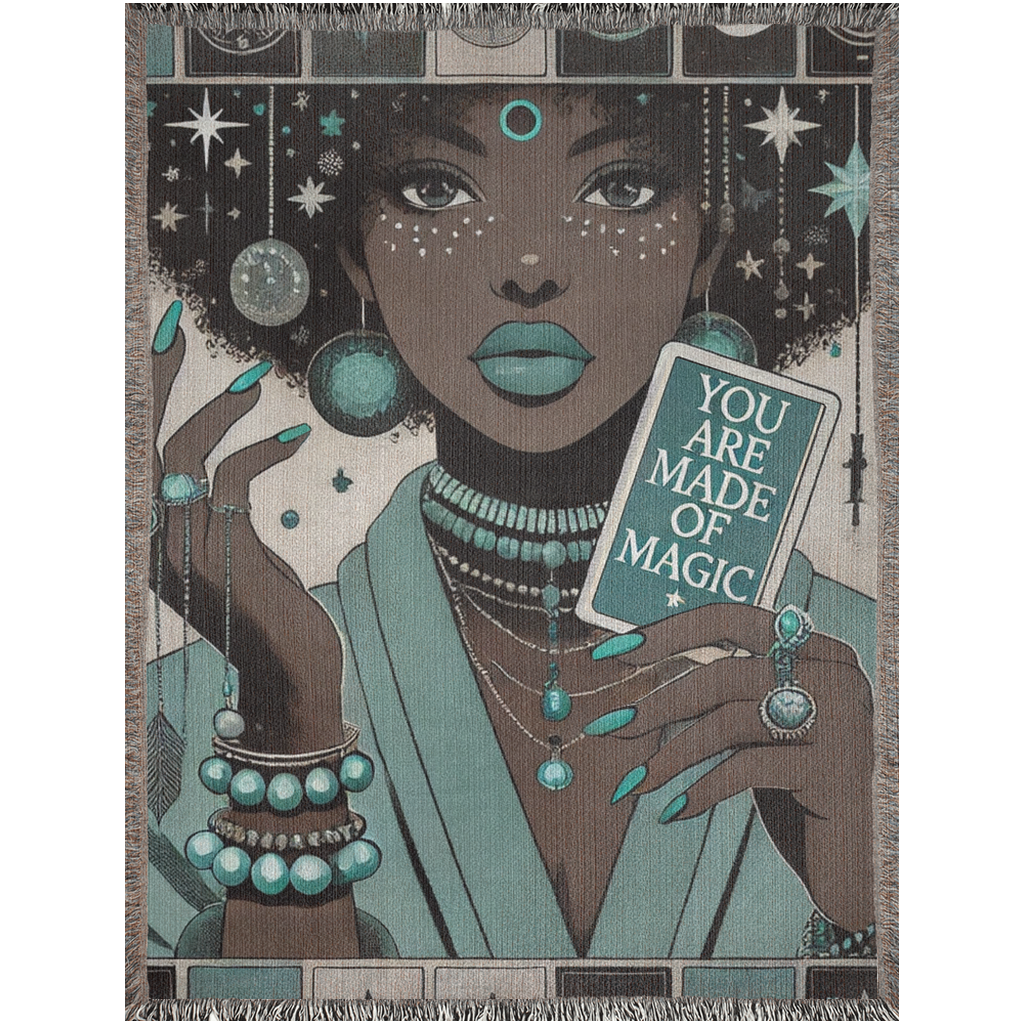 You are Made of Magic Woven Blanket