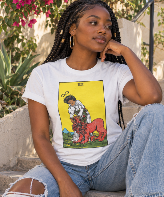 Strength Tarot Card Shirt | African American Tarot