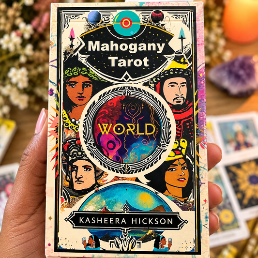 Mahogany Tarot WORLD Deck Size 2.75”x4.75”