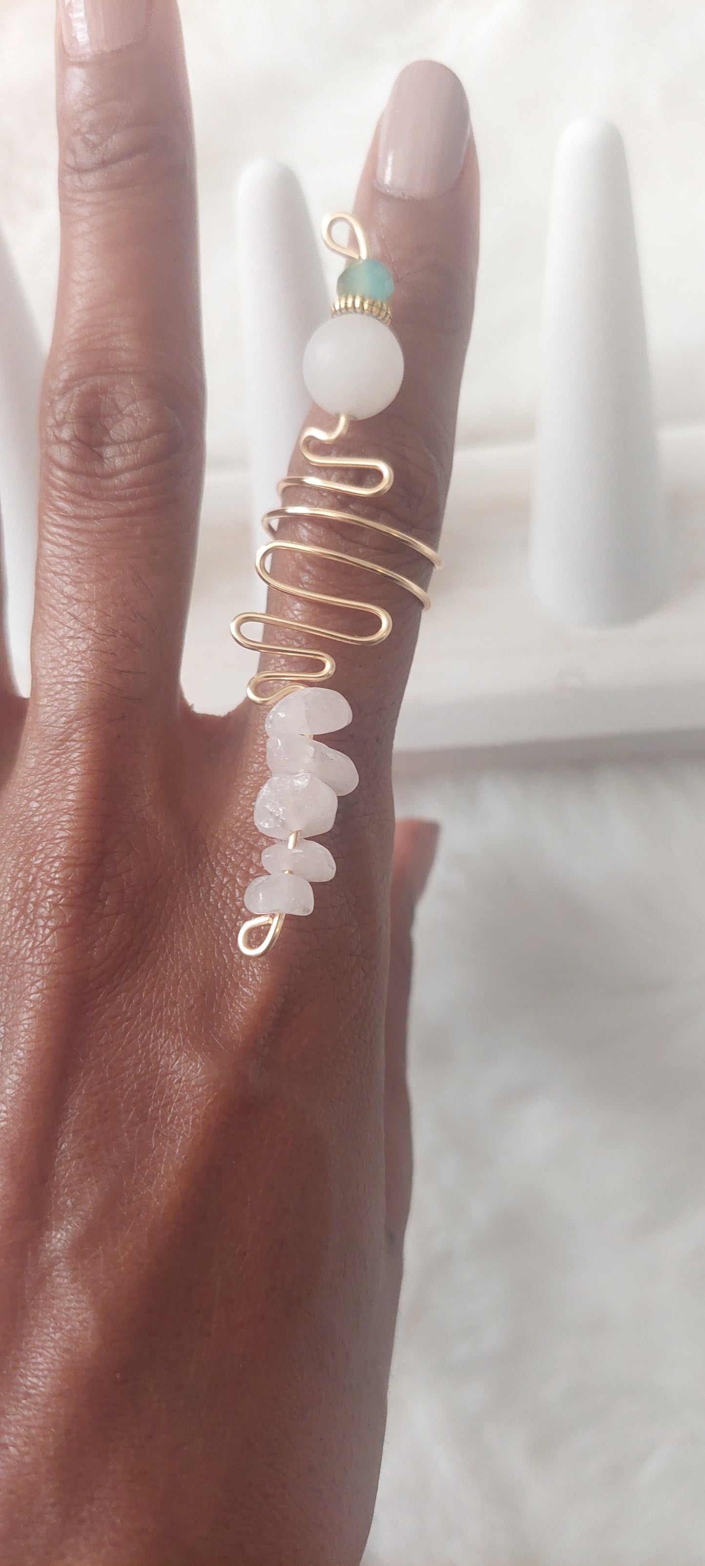 Nayoka Wired Crystal Ring