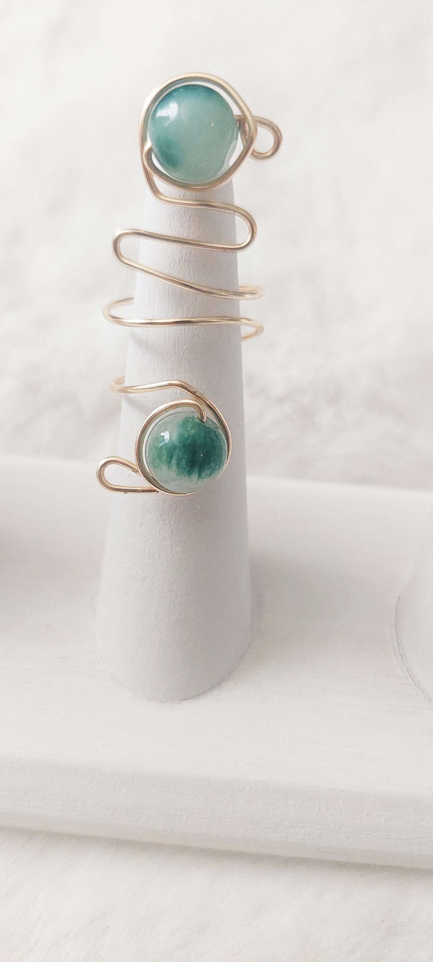 Xara Wired Crystal Ring