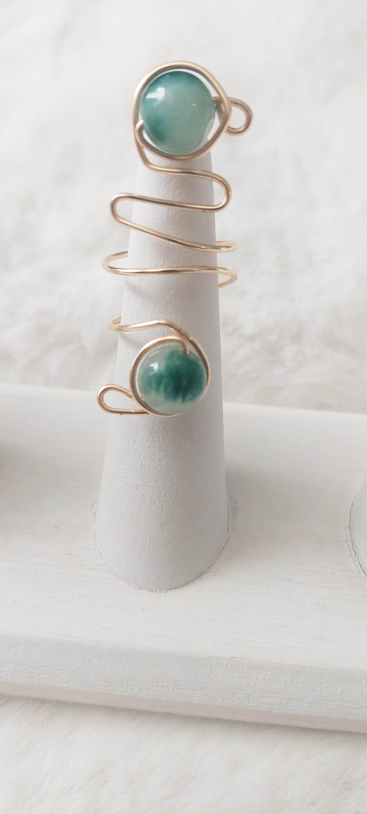 Xara Wired Crystal Ring