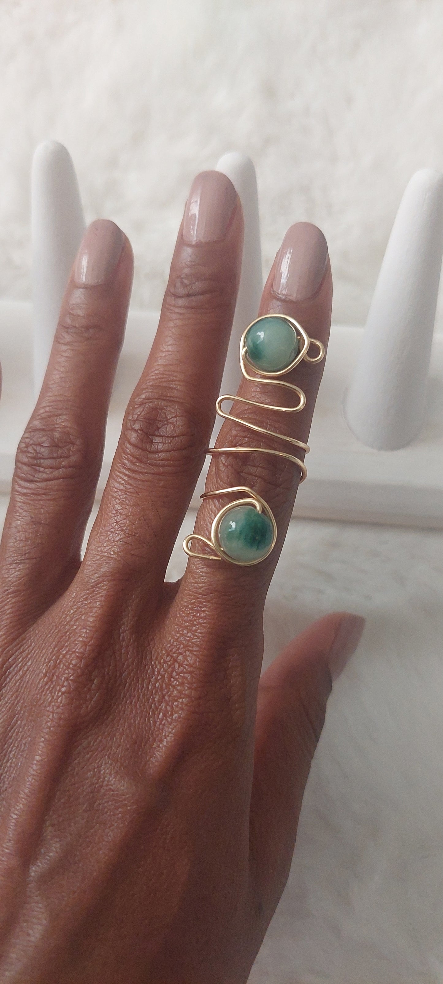 Xara Wired Crystal Ring