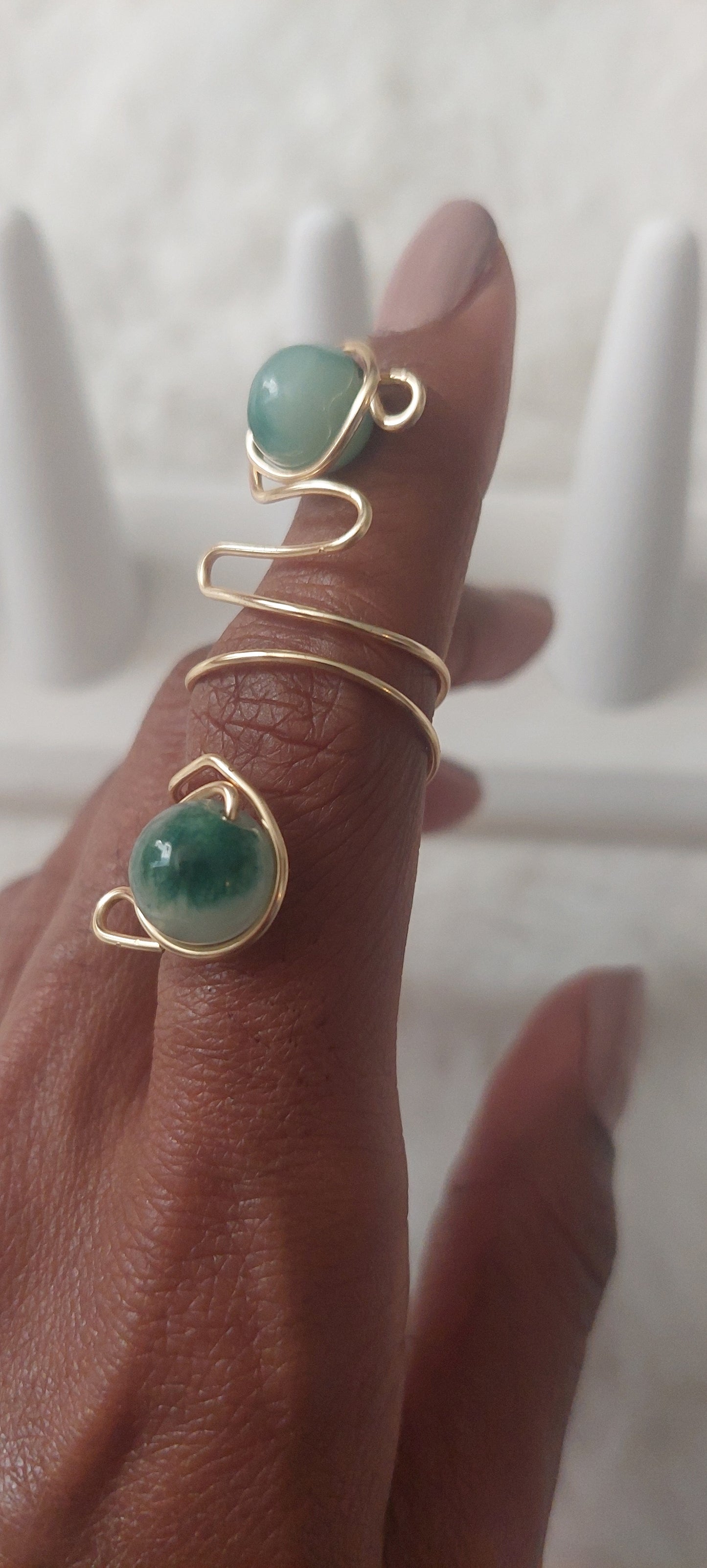 Xara Wired Crystal Ring