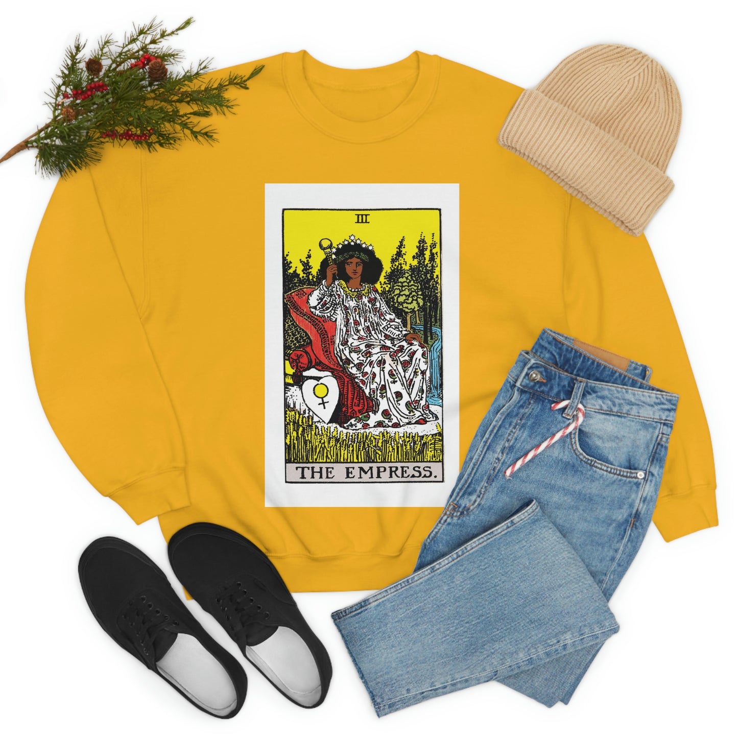 The Empress Tarot Card Sweatshirt