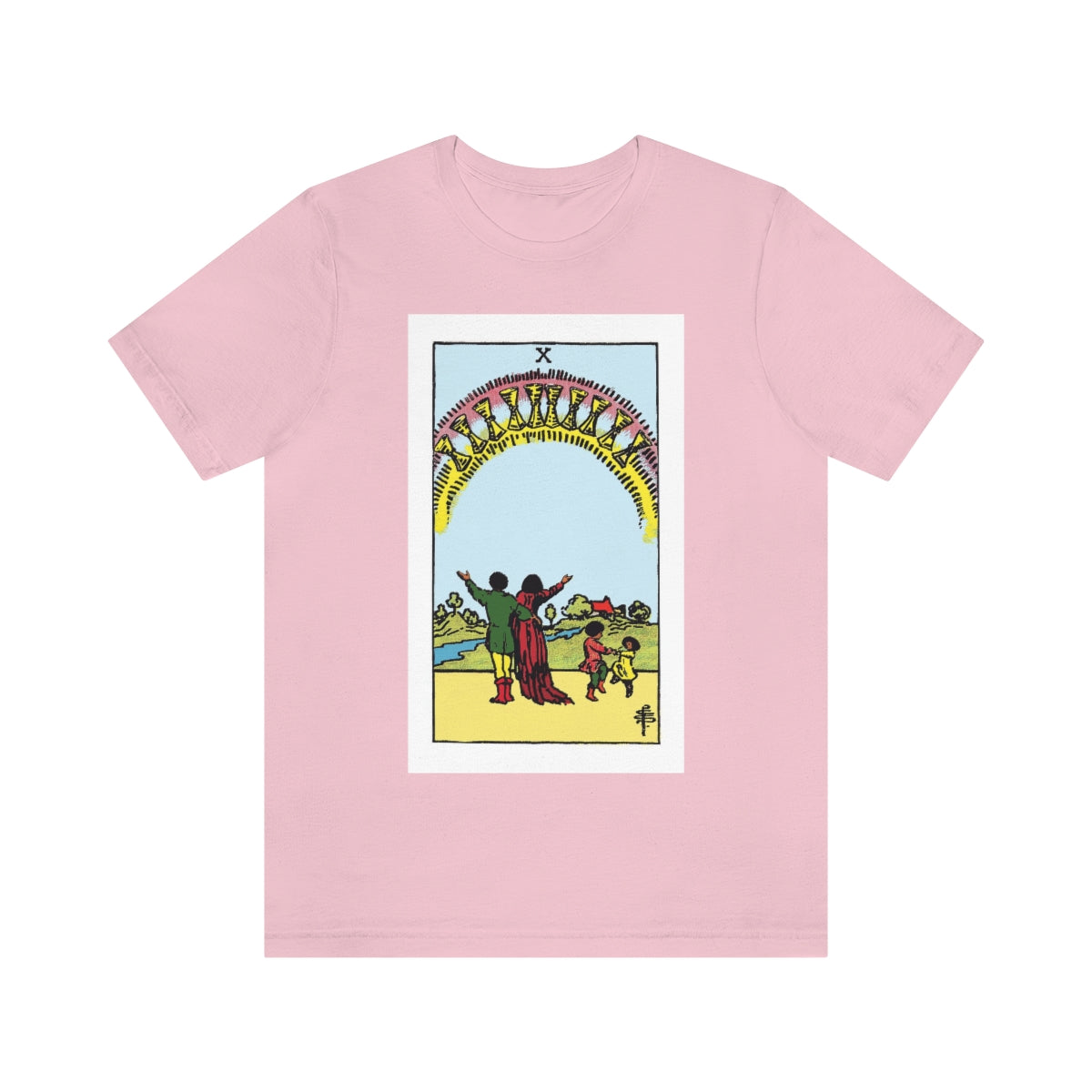 10 of Cups Tarot Card Shirt, African American Tarot Shirt