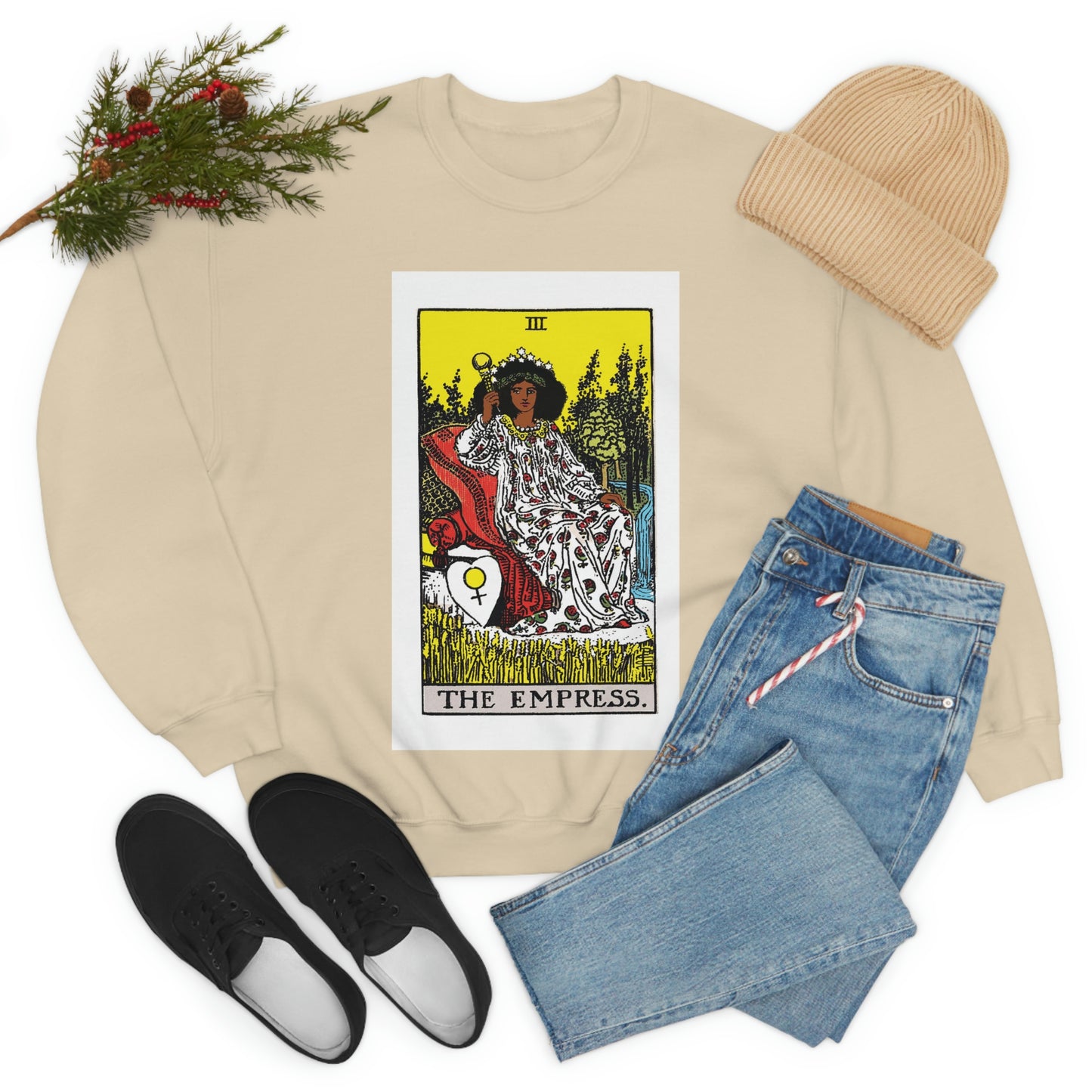 The Empress Tarot Card Sweatshirt