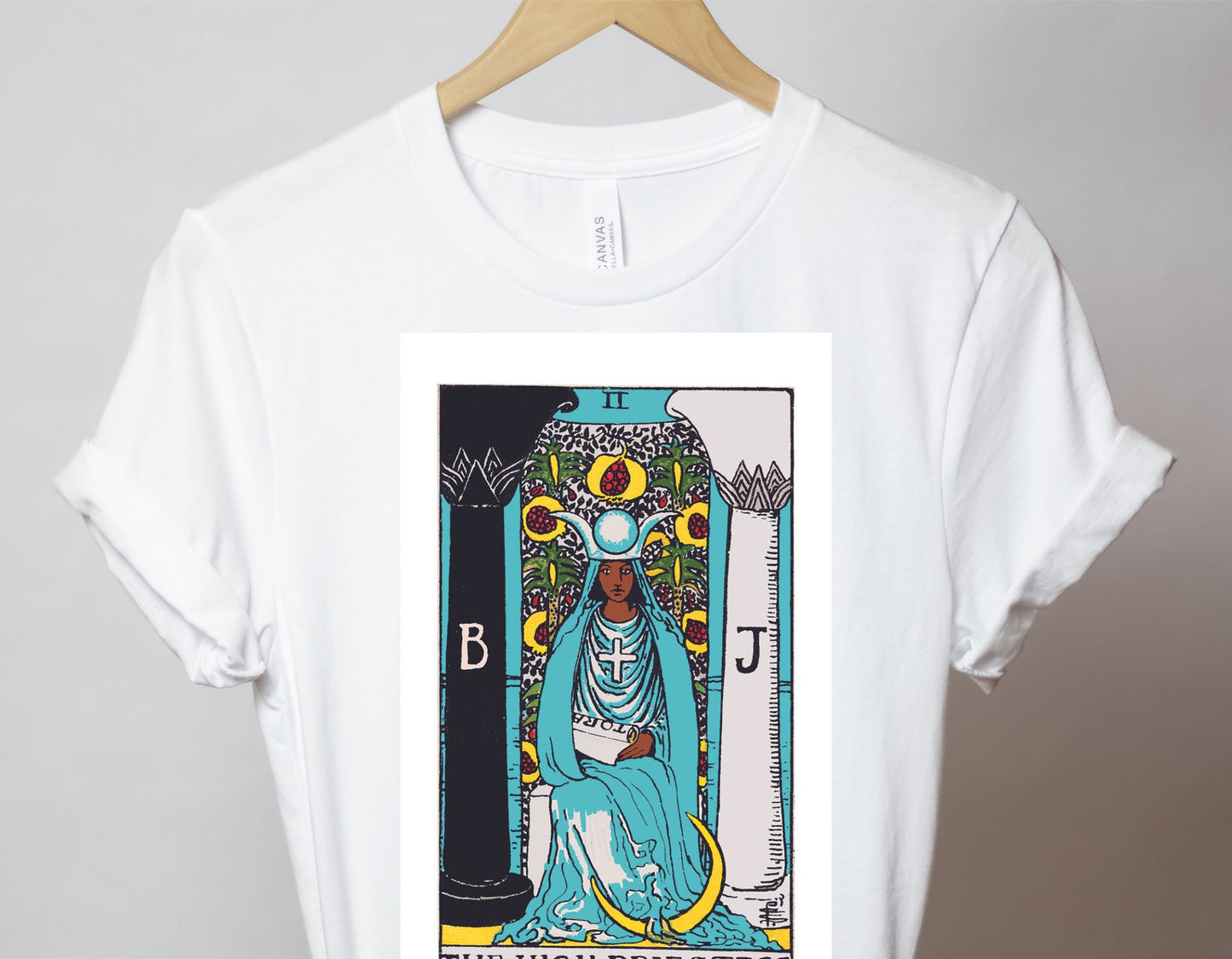 The High Priestess Tarot Card Shirt |  African American Tarot