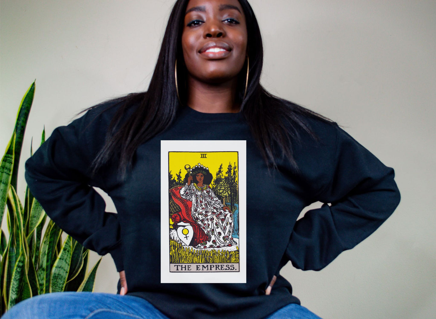 The Empress Tarot Card Sweatshirt