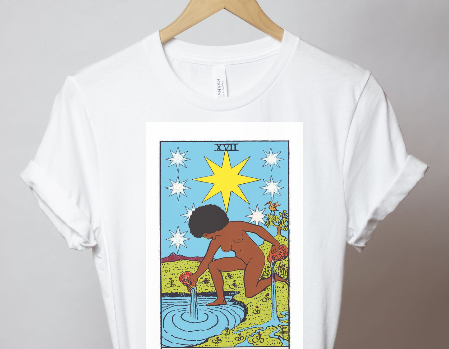 The Star Tarot Card Shirt |  African American Tarot