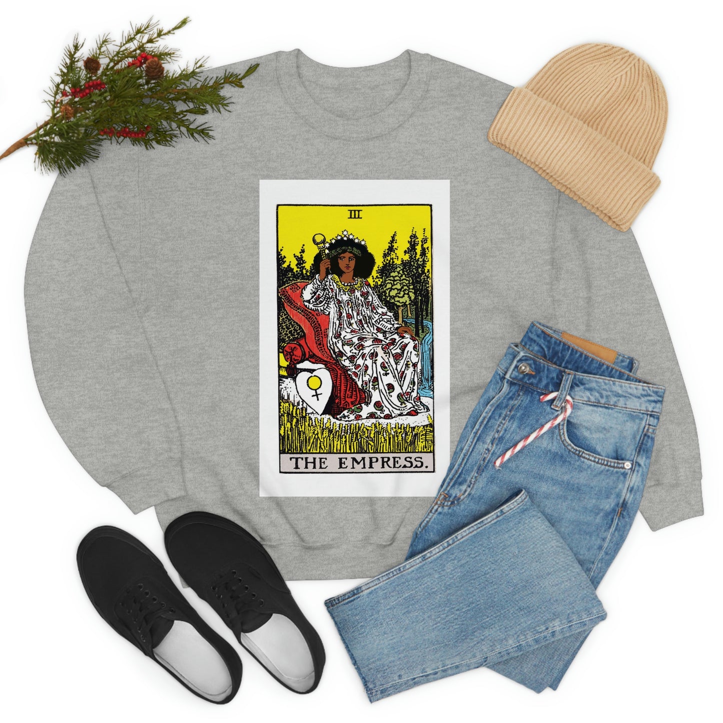 The Empress Tarot Card Sweatshirt