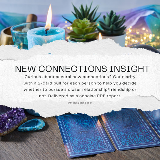 New Connections Insight Tarot Reading by Kasheera Hickson