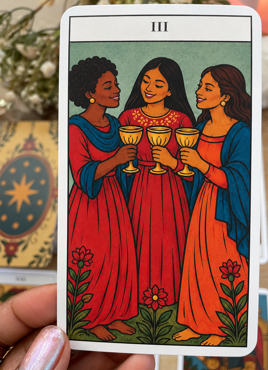 PREORDER- World Mahogany Tarot de Marseille -  Diverse Tarot De Marseille
