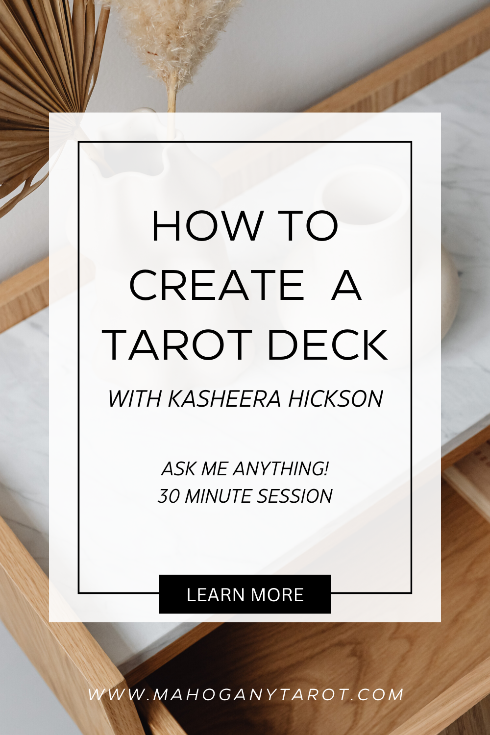 Tarot Deck Creation Mastery: Personalized 30-Minute Session with Kasheera Hickson