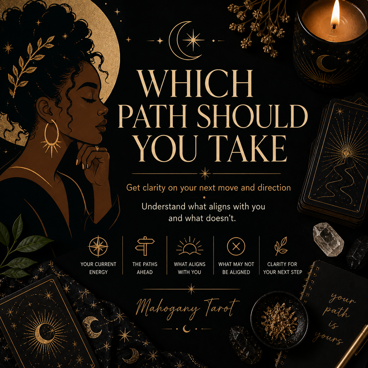 Which Path Should You Take? Personalized Career & Life Pathwhich path should  Tarot Reading by Kasheera Hickson