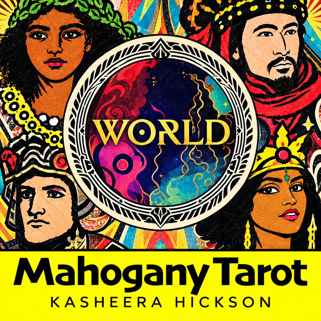 Mahogany Tarot WORLD Deck Size 2.75”x4.75”