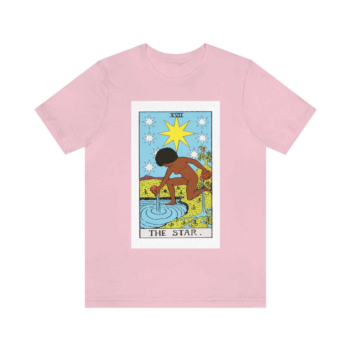The Star Tarot Card Shirt, Boho Shirt, Rider Waite Tarot Deck, Astrology, Tarot Shirts, Black Tarot Deck, Melanin, Gift for Her