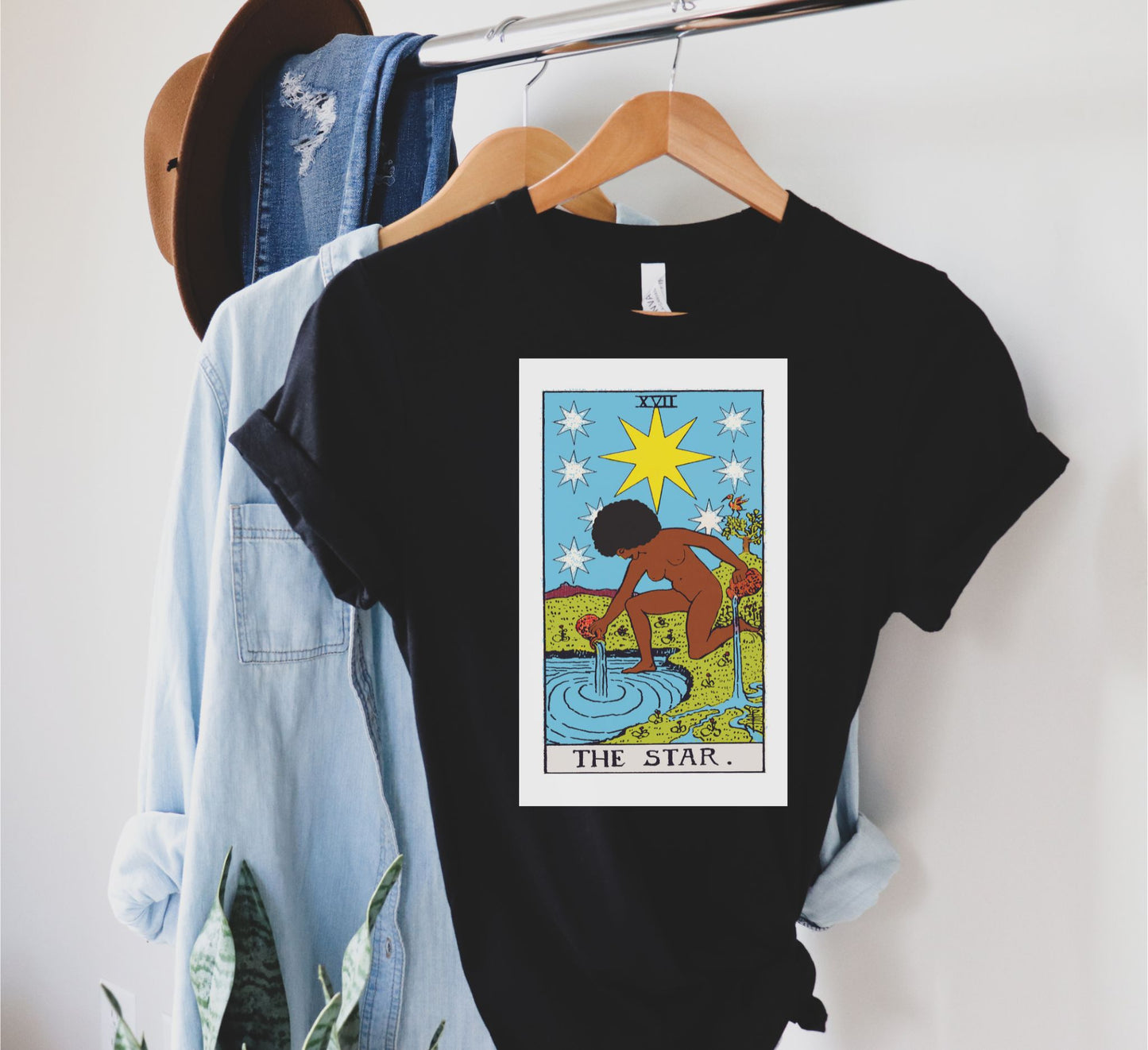 the star tarot card shirt