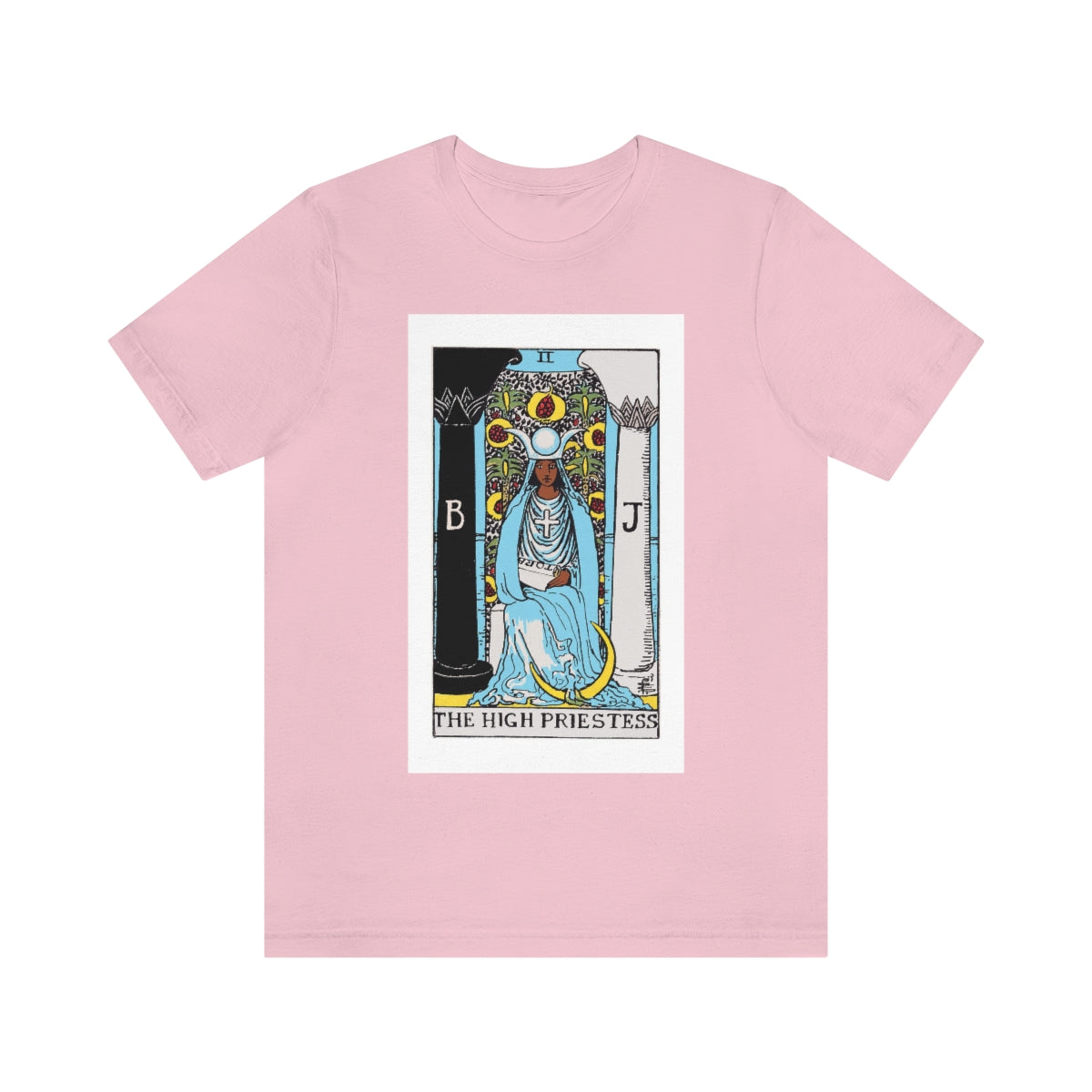 The High Priestess Tarot Card Shirt, Boho Shirt, Rider Waite Tarot Deck, Astrology, Tarot Shirts, Black Tarot Deck, Melanin, Gift for Her